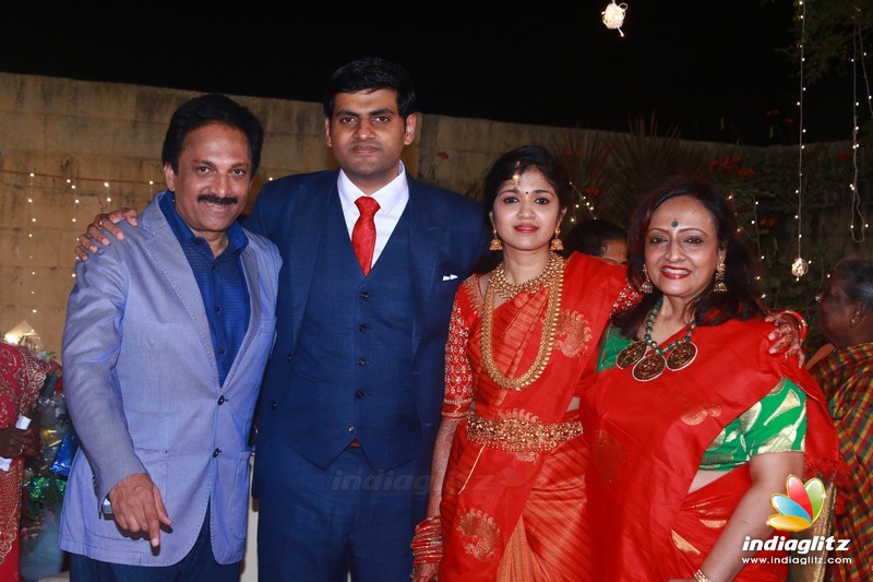 Y Gee Mahendra's Son Harshavardhana - Shwetha Wedding Reception