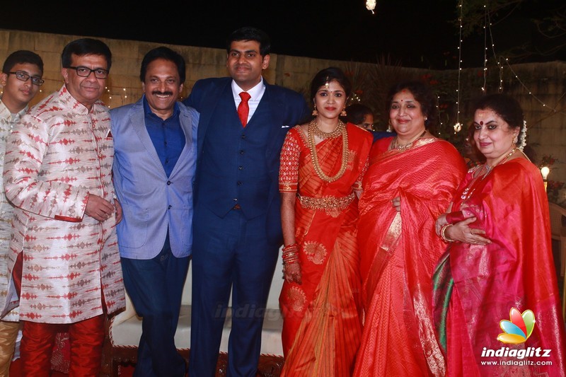 Y Gee Mahendra's Son Harshavardhana - Shwetha Wedding Reception