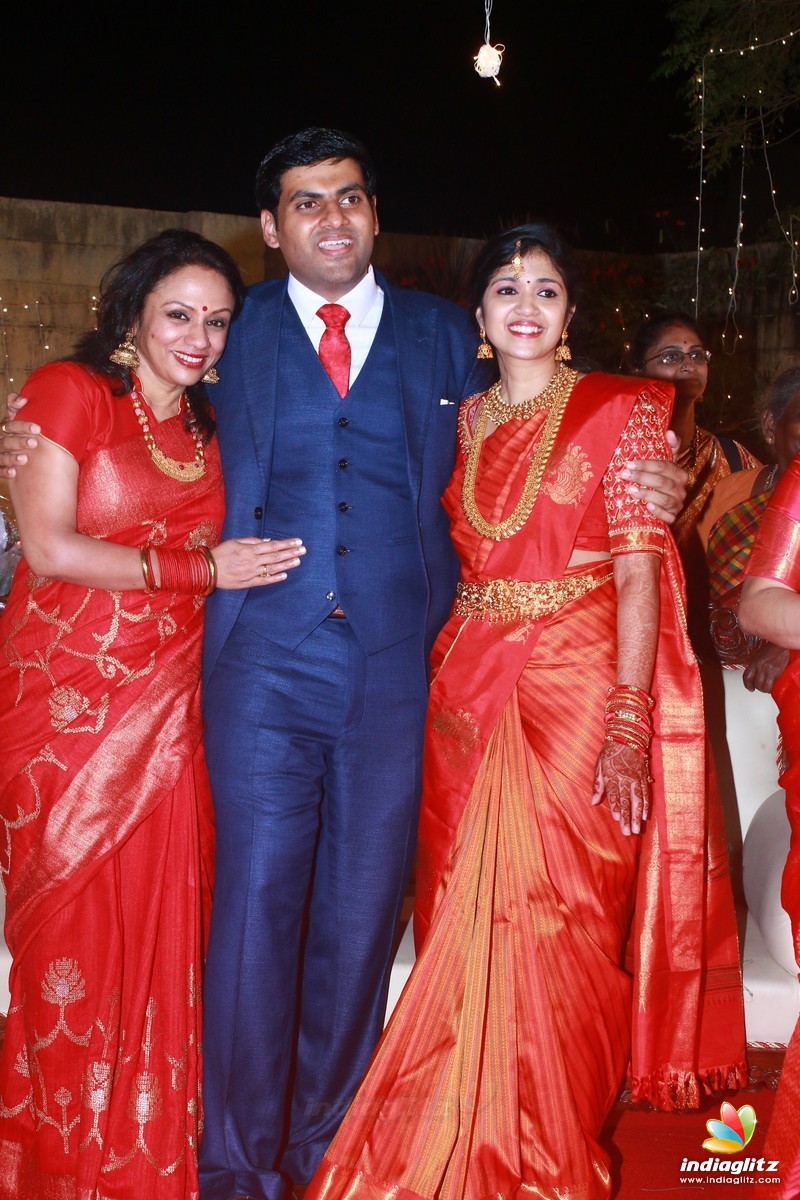 Y Gee Mahendra's Son Harshavardhana - Shwetha Wedding Reception