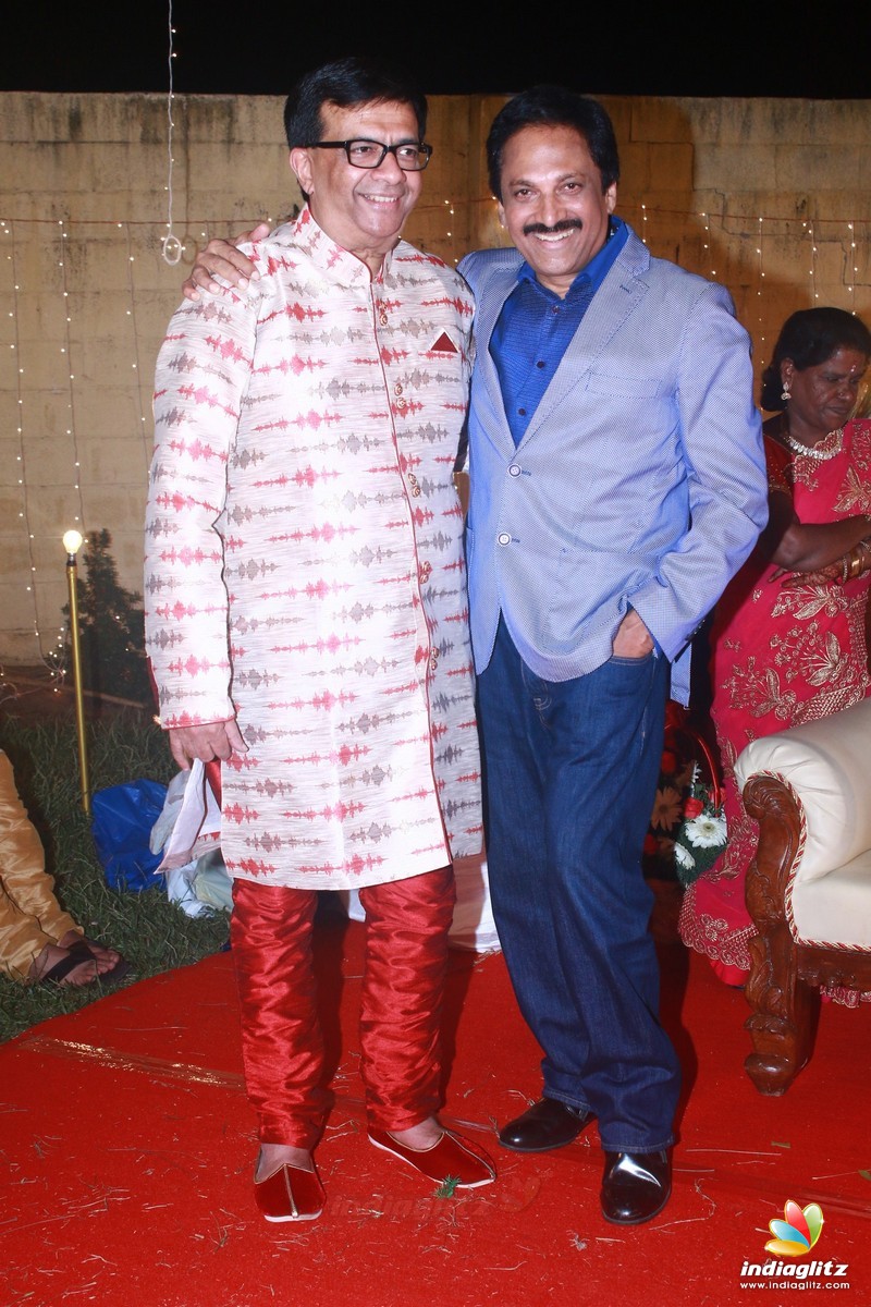 Y Gee Mahendra's Son Harshavardhana - Shwetha Wedding Reception