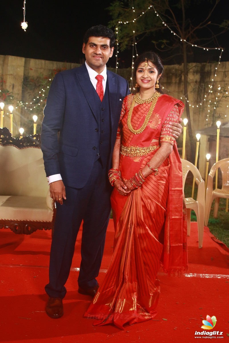 Y Gee Mahendra's Son Harshavardhana - Shwetha Wedding Reception