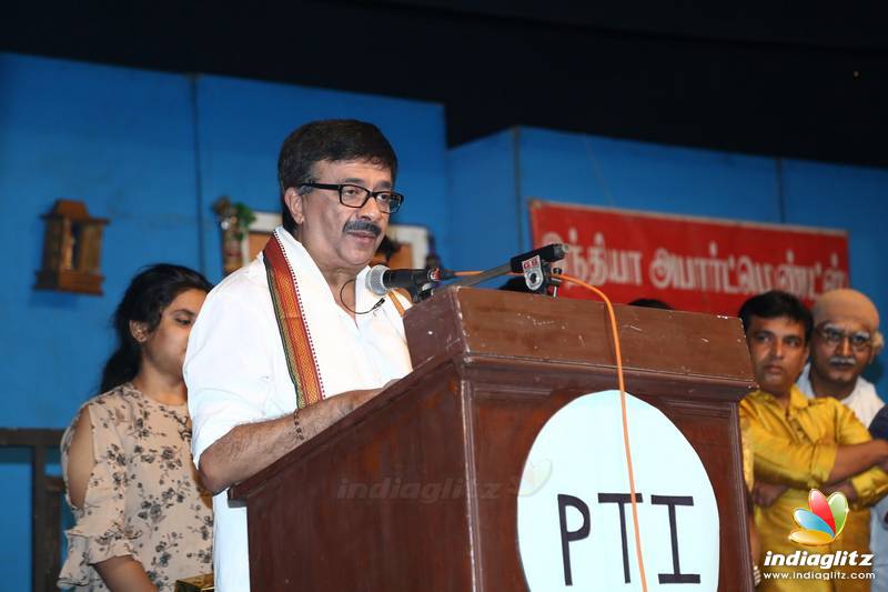 Mohanlal at YG Mahendran's 3Ji 100th Show Celebration