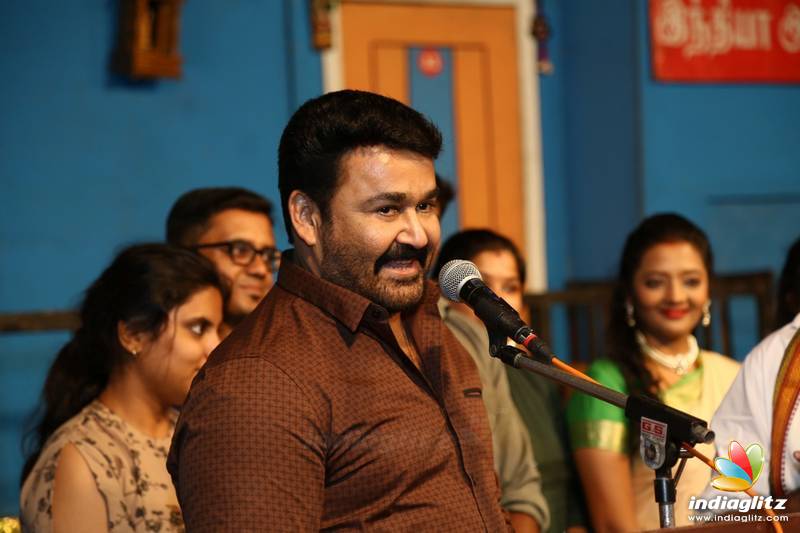 Mohanlal at YG Mahendran's 3Ji 100th Show Celebration