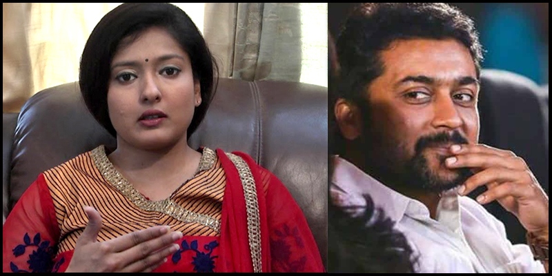 Gayathri Raghuram makes a strong allegation against Suriya!