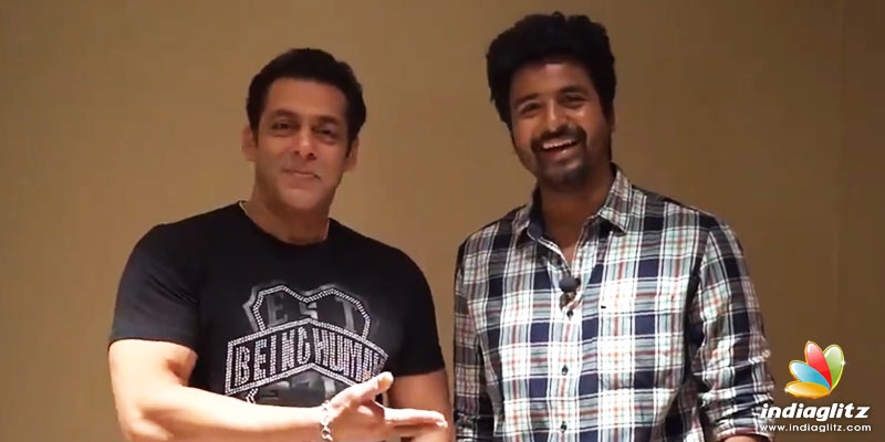 WOW! Salman Khan and Sivakarthikeyan unite for each other - Video