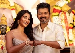 Pooja Hegde Shares a Moonlit Moment with Vijay as 'Thalapathy 69' Wraps its 2024 Shoot