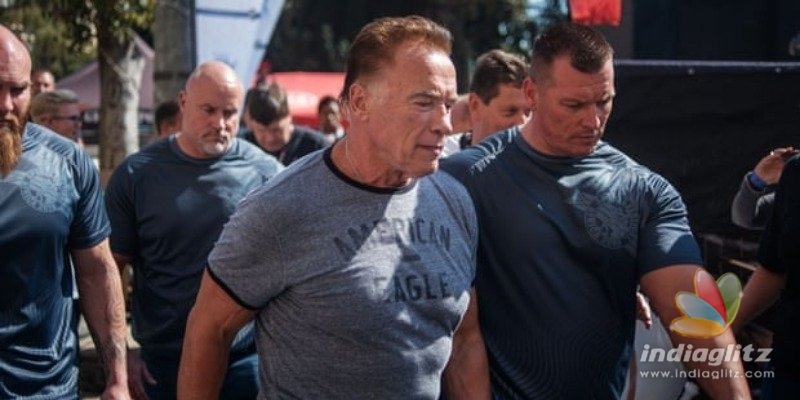 Arnold Schwarzenegger attacked from behind in South Africa