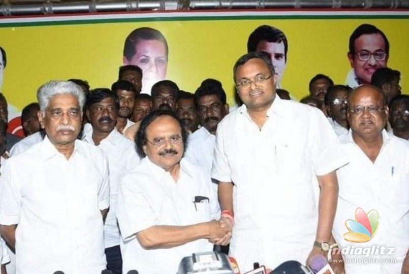 After lashing Karthi Chidambaram, Congress minister strikes peace!