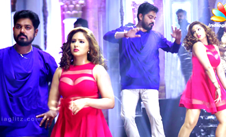 During song shoot of 7 Naatkal - Sakthi Vasu, Nikesha Patel