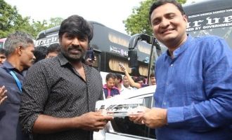 Vijay Sethupathi flags off  'Seethakathi Express' buses