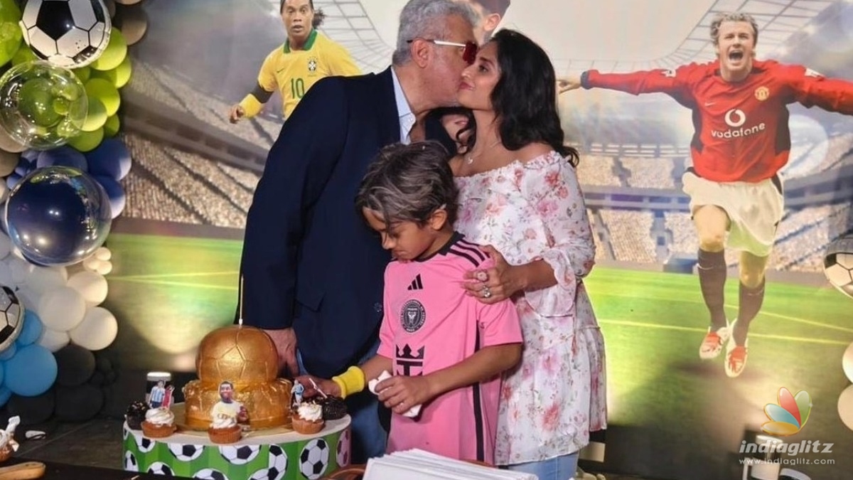 Ajith Kumar and Shalini throw a football themed party for their son Aadvik! - Pics viral