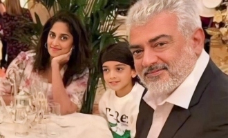 Ajith Kumar Shalini Birthday Party for Aadvik in Football Theme Viral Photos Anoushka Latest