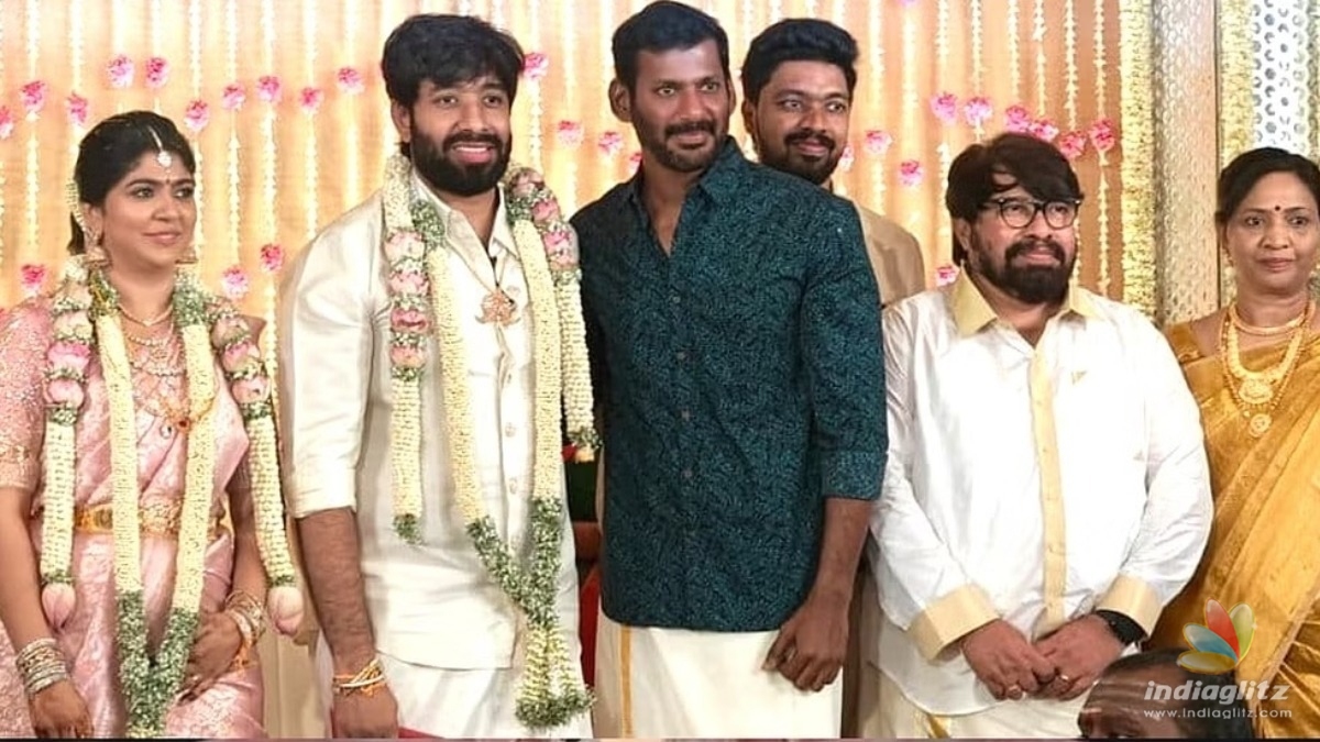 Adhik Ravichandran ties knot with vetran actor Prabhu’s daughter! - Viral pics