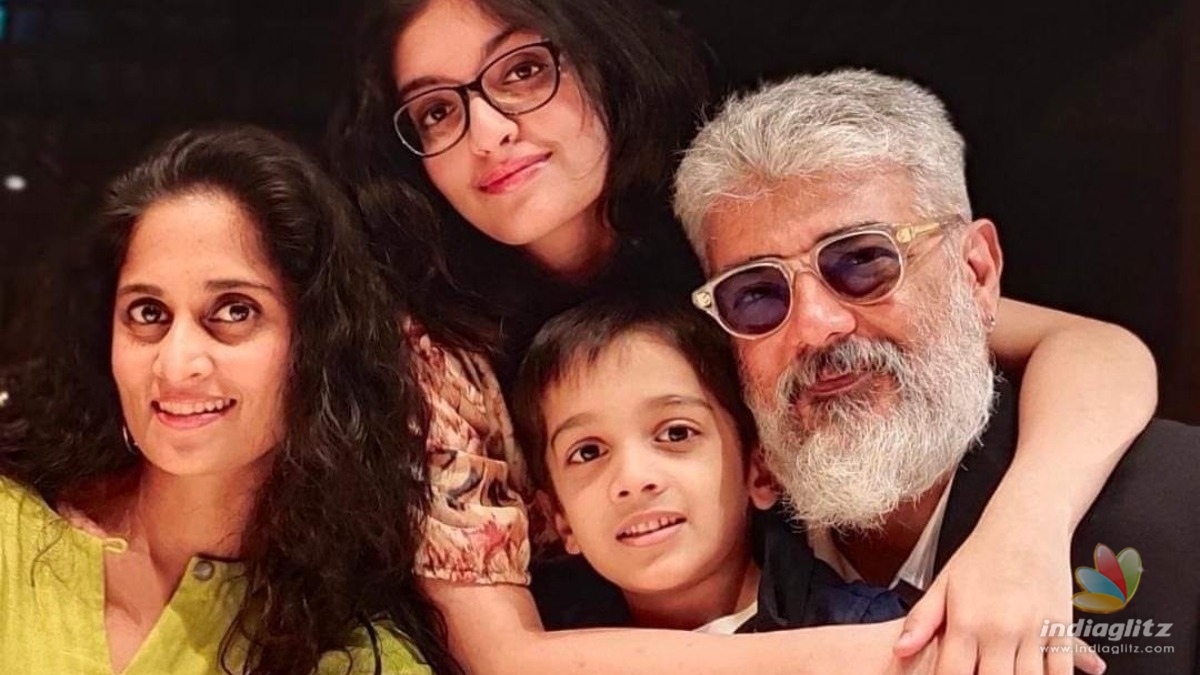 Ajith Kumar enters the football ground to cheer son Aadvik - Adorable family pics go viral