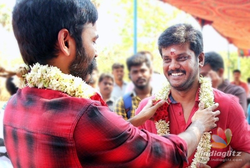 Dhanushs new movie started today with a pooja