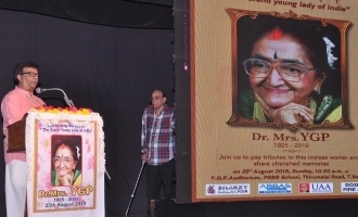 Tribute to Dr Mrs YGP