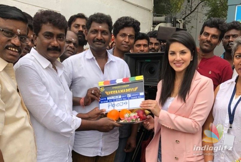 Sunny Leones Tamil movie shooting started 