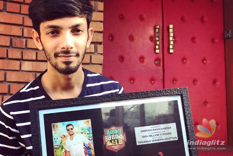 Suriyas Thaana Serndha Koottam gives another rocking accolade for Anirudh