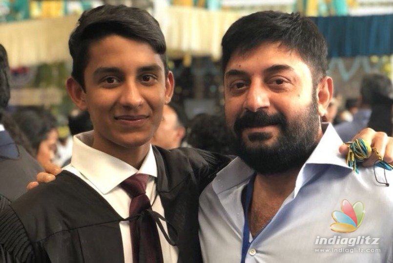 Arvind Swamy proud of his sons achievement