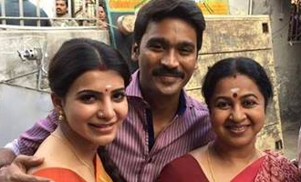 Dhanush offers prayers with Samantha