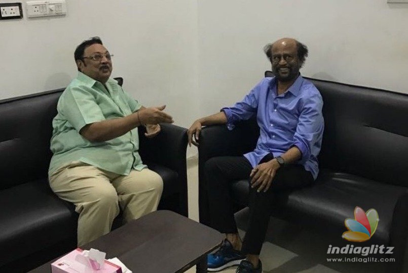 Superstar Rajinikanth visits Karunanidhi