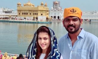 Naynathara & Vignesh Shivn Visited Golden Temple