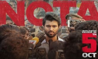 Vijay Devarakonda's Tamil debut NOTA - An unexpected censor result