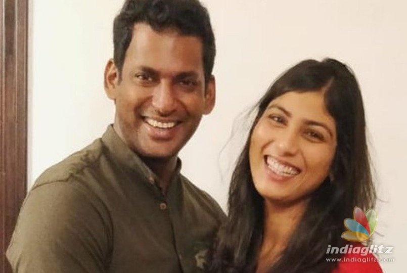 Vishal and future wife actress Anisha Alla Reddys first pics out