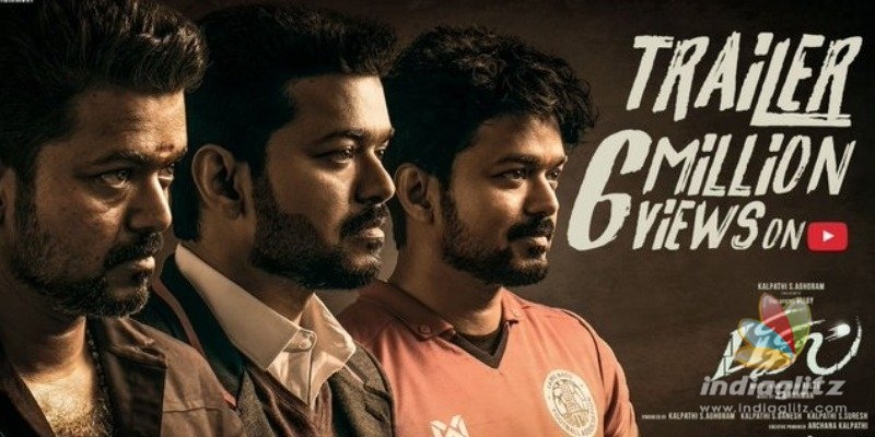 Thalapathy Vijays Bigil trailer attracts Hollywood-Bollywood celebs