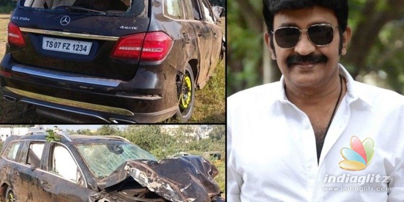 Veteran hero Dr. Rajasekhar involved in serious car accident