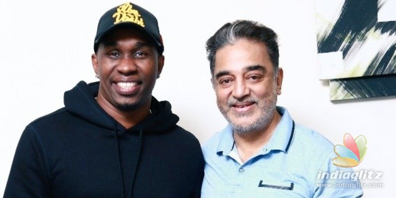 Dwayne Bravos sudden meeting with Kamal Haasan