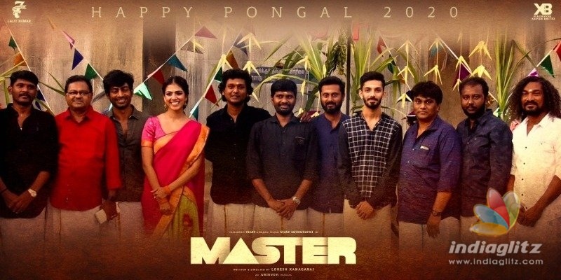 Master teams happy pongal wishes and team photo is here