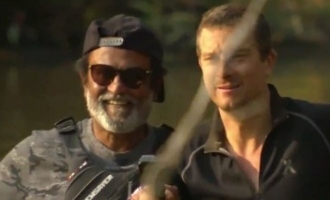 Superstar Rajinikanth oozes mass in Into the Wilds with Bear Grylls teaser