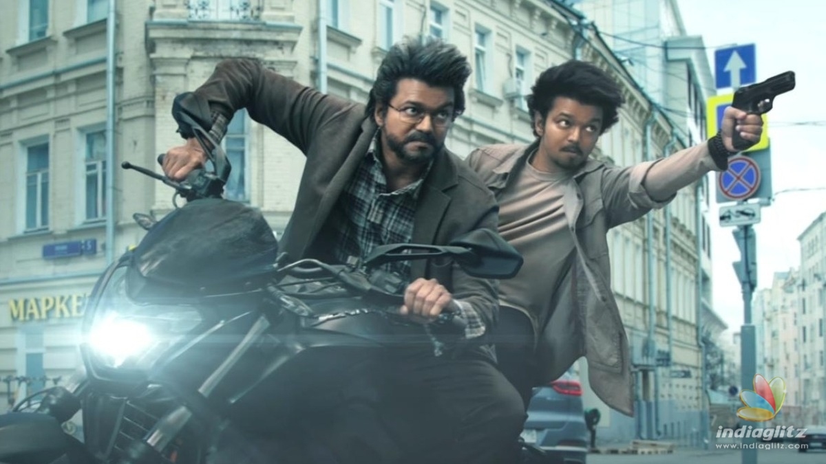 GOAT Bday Shots: Thalapathy Vijays dual avatar in a high-octane chase set in 2050!