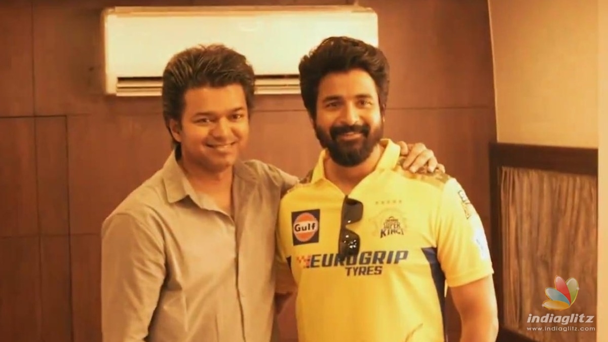 Makers unveil the BTS video of Thalapathy Vijay and Sivakarthikeyan from âGOATâ!