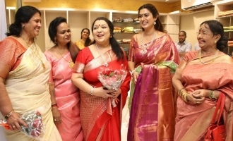 Celebrities at AA Guru Silks Shop Launch