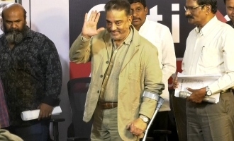 Kamal Haasan walking on crutches causes concern among fans and followers