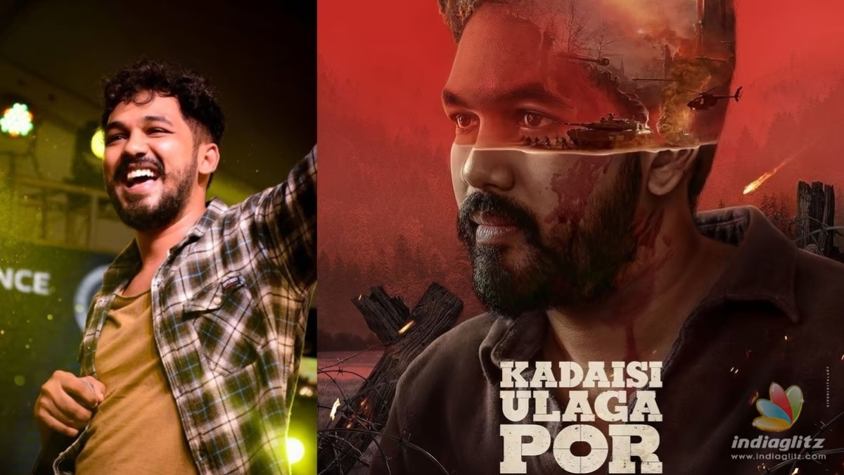 Glimpse of ‘Kadaisi Ulaga Por’: Hiphop Tamizha Aadhi presents a gripping war-stricken world!