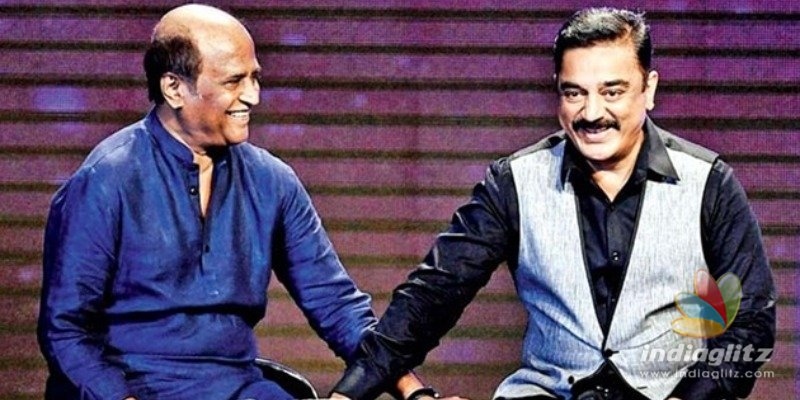 Kamal Haasans birthday wishes to Rajinikanth