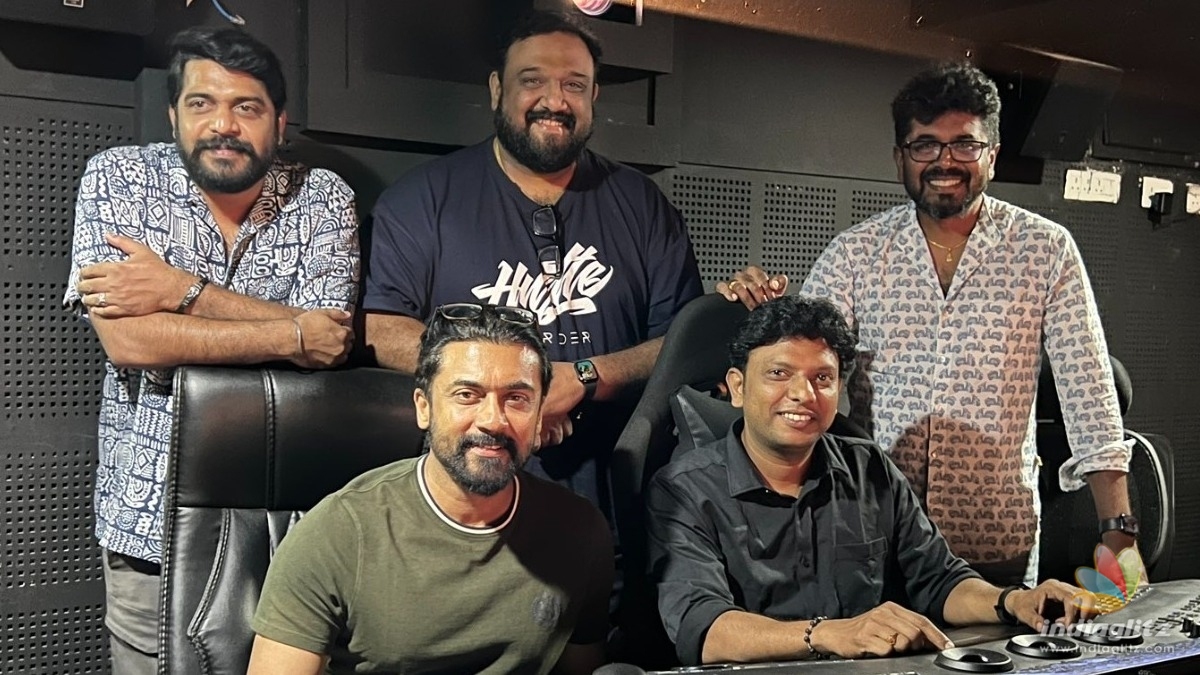 Suriya’s special visit: ‘Kanguva’ crew drops a sneak peek of the post-production!