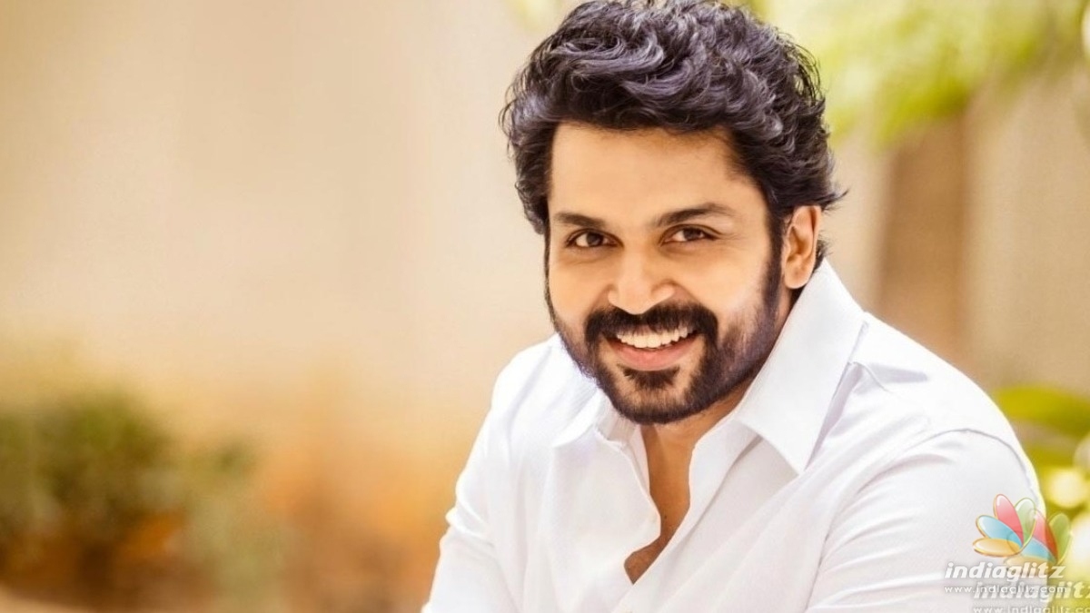 Actor Karthi announces his new film with an exciting concept poster!