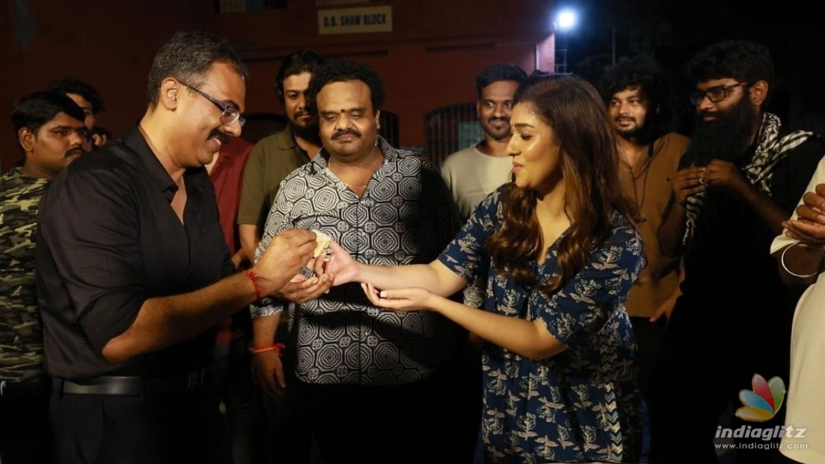 Lady Superstar Nayanthara finishes shooting for her next film - Wrap up party pics viral!