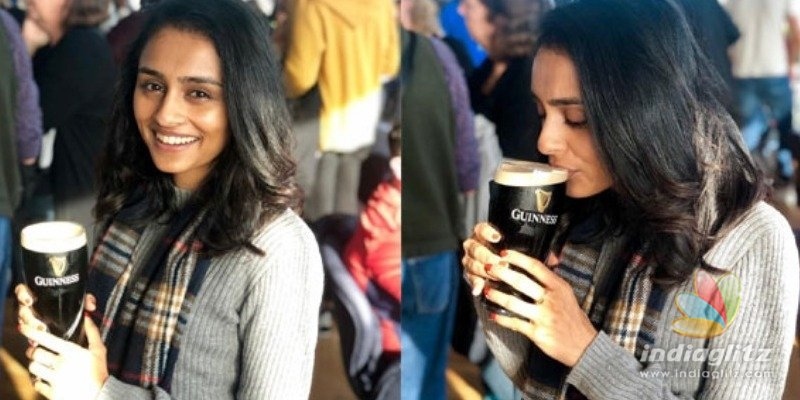 Pragathi Guruprasad shocks netizens with beer drinking photo