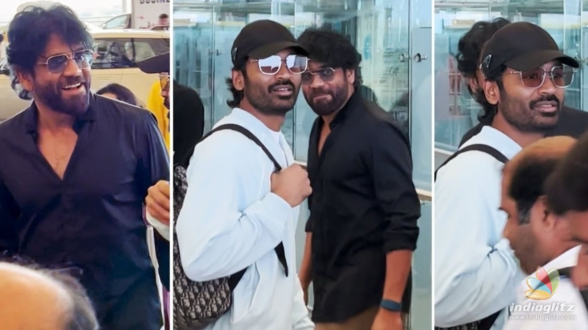 Nagarjuna apologises for the airport controversy that took place in front of Dhanush!