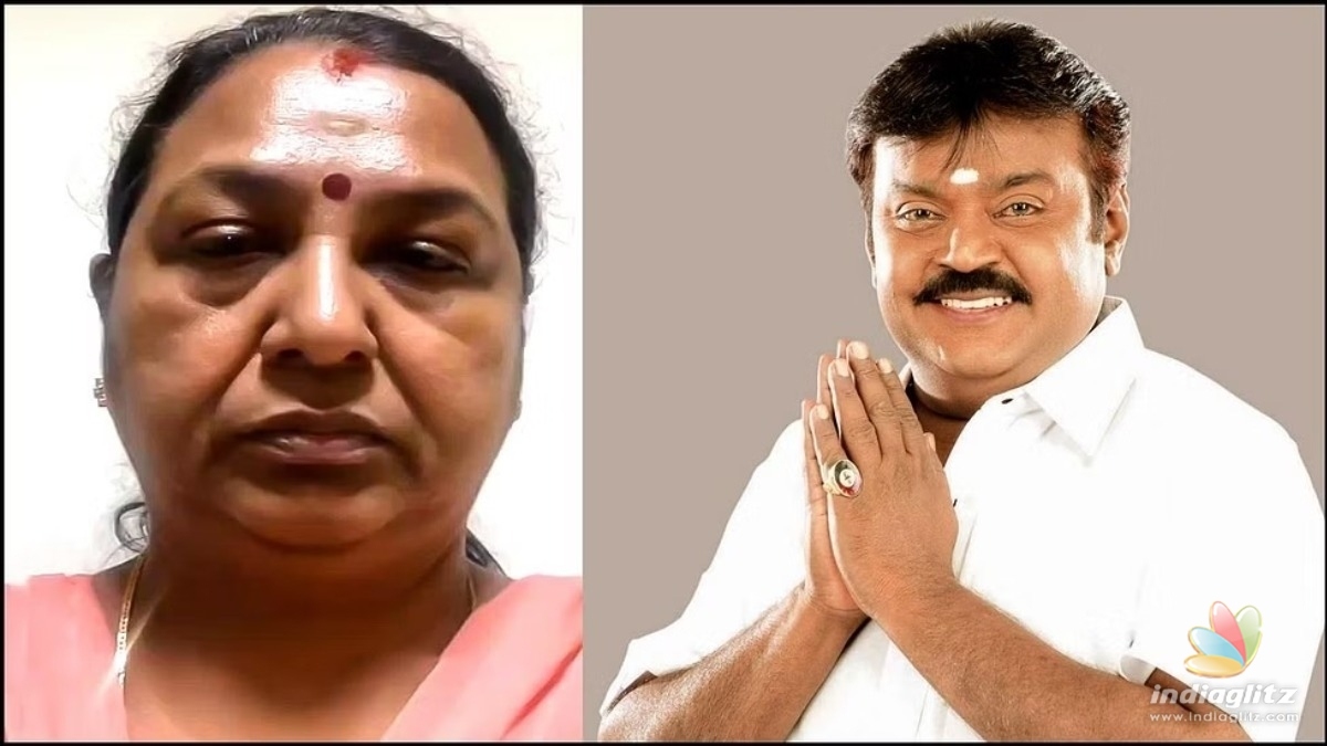 Premalatha Vijayakanth consoles fans and DMDK cadres about Captain’s health in a new video