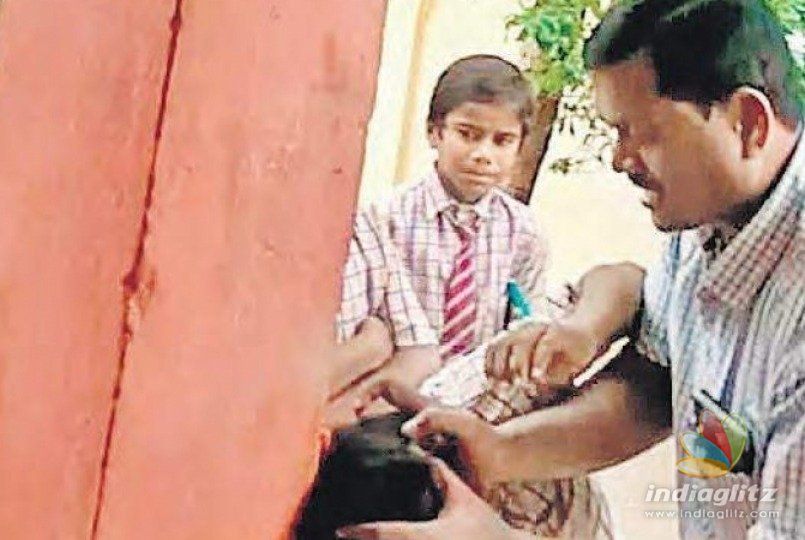 School principal mercilessly thrashes students after removing clothes