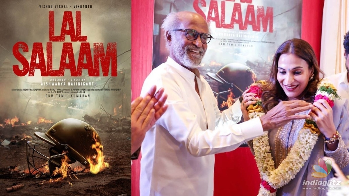 Superstar Rajinikanth reacts to Aishwarya Rajinikanth’s take on the ‘Sanghi’ term at the ‘Lal Salaam’ audio launch 