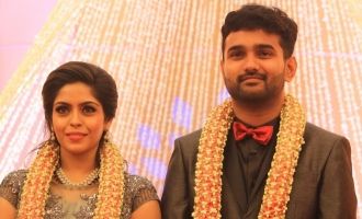 Celebs at Ramesh Kanna's Son Wedding Reception