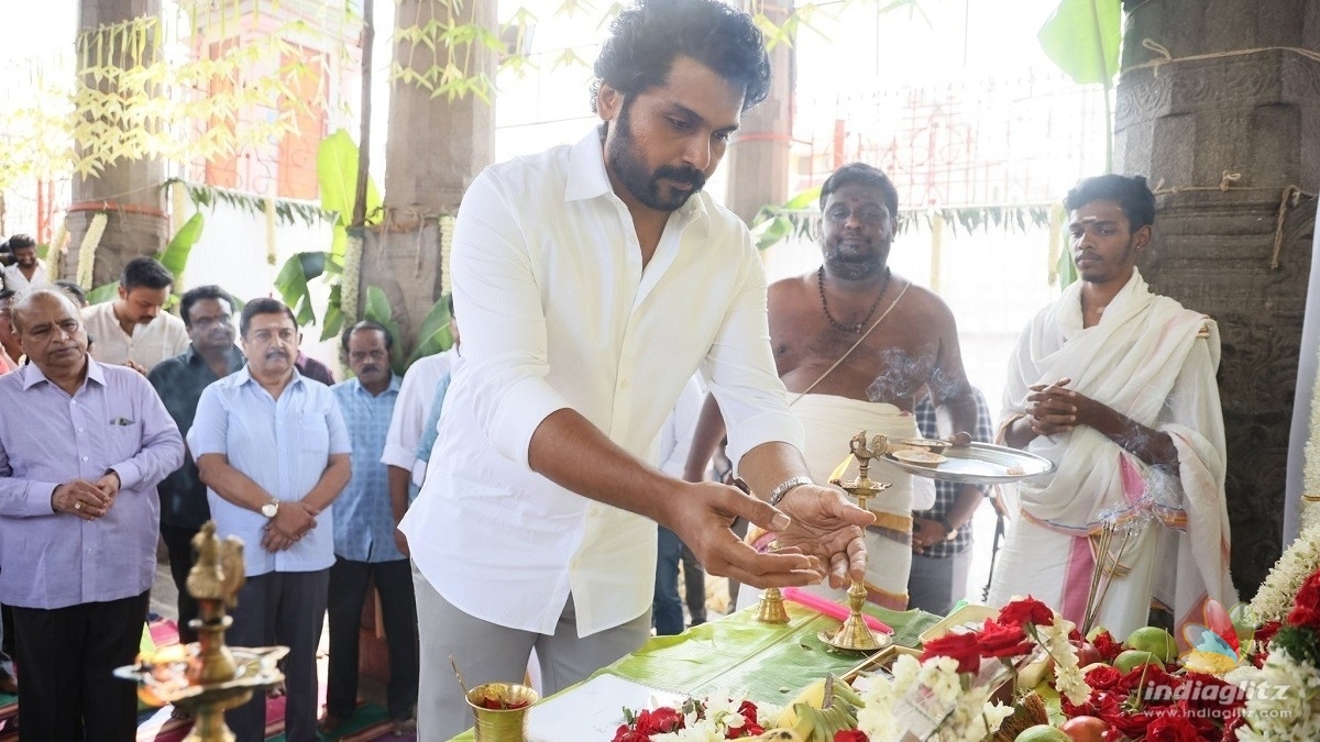 Karthi commences his next film with a muhurat puja! Movie crew and shooting details revealed