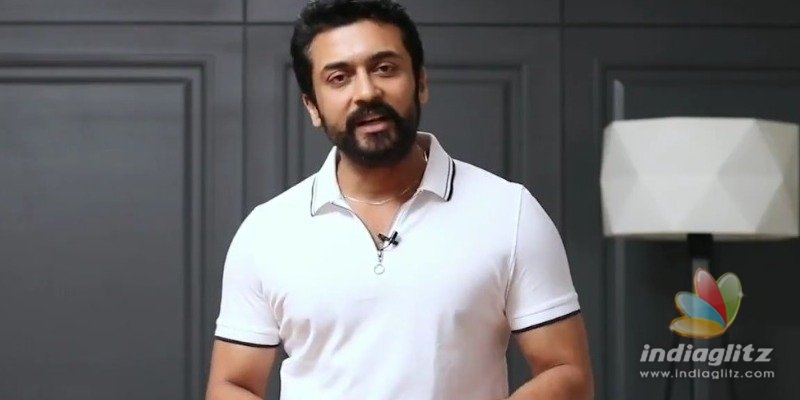 Suriya tells people to Stay home and stay safe!